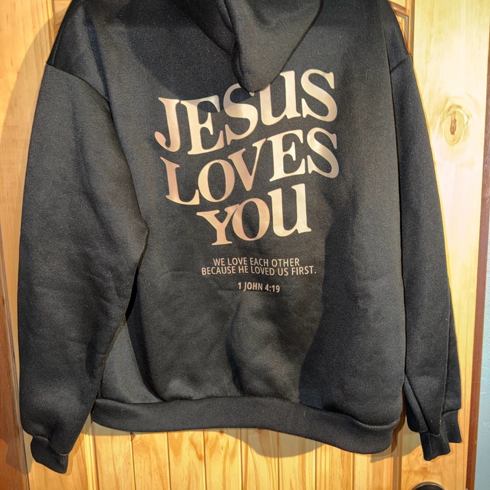 Black Jesus Loves You sweatshirt